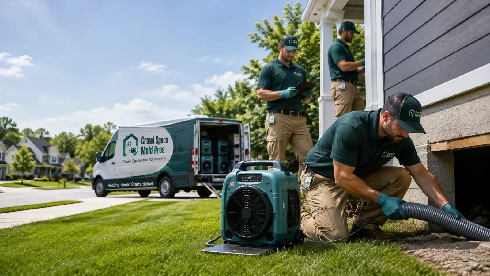 Crawl Space Mold Removal in Braham, MN